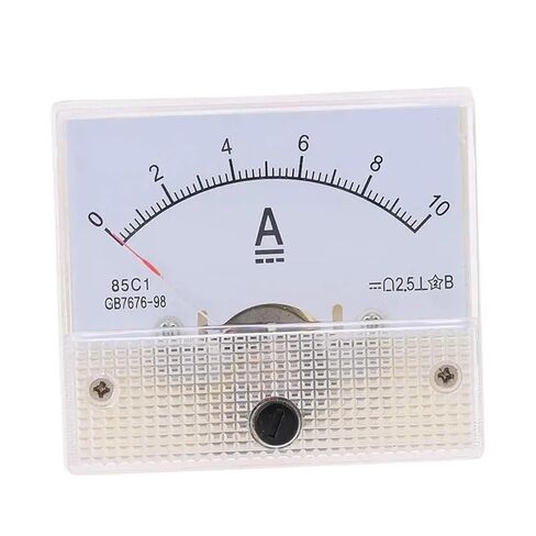 85C1 عداد لوحة التيار التناظري DC 1A 2A 3A 5A 10A 20A 30A 50A 100A لاختبار الدائرة مقياس الأمبير 1 قطعة (75A(75mv)) in Saudi Arabia
