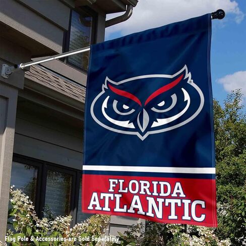 Florida Atlantic Owls Wordmark Logo House Flag Banner in Saudi Arabia