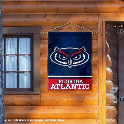 Florida Atlantic Owls Wordmark Logo House Flag Banner in Saudi Arabia