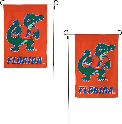 علم حديقة Desert Cactus University of Florida UF - لافتة فلوريدا جاتورز مقاس 19 × 12 بوصة، للعرض والمناسبات الخارجية (تصميم J) in Saudi Arabia