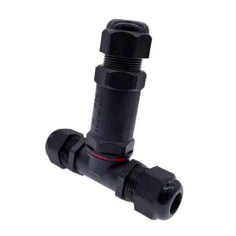 IP68 Electrical Cable T Branch Connectors 2/3/4/5 Pin 32A 450V Line Wire Gland Sleeve Connector 1Pcs(T-4) in Saudi Arabia
