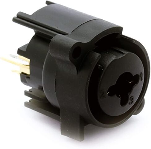 7 PIN Straight Dual Function Audio Connector 6.35mm Jack X L R Socket Female Panel Mount Chassis Connector Terminal 10Pcs in Saudi Arabia