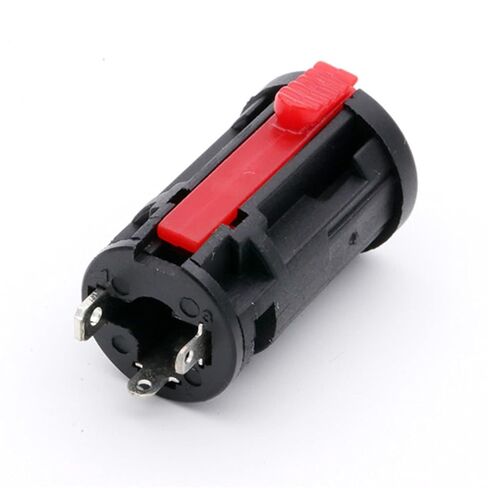 10Pcs/lot 6.35mm Stereo Jack 1/4 Inch TRS Female Connector Microphonne MIC Cable Wire Connector with Locking in Saudi Arabia