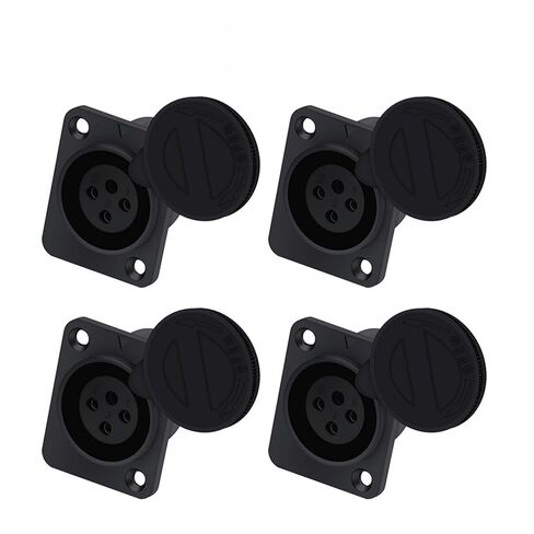 10Pcs/lot XLR Female Socket 3Pin Connector Panel Mount Type Soldering for Microphone MIC in Kuwait