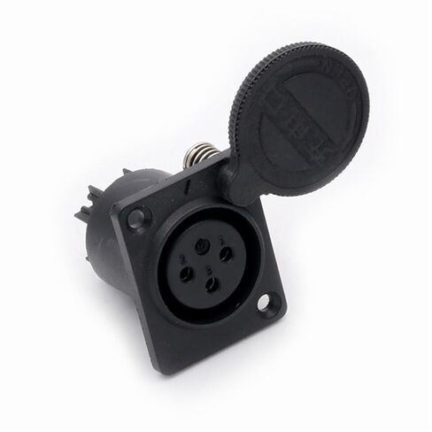 10Pcs/lot XLR Female Socket 3Pin Connector Panel Mount Type Soldering for Microphone MIC in Kuwait