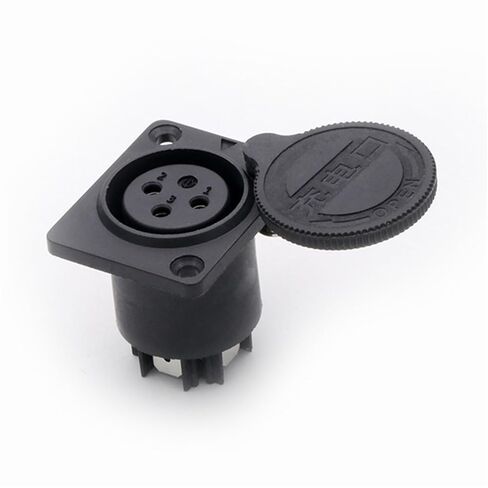 10Pcs/lot XLR Female Socket 3Pin Connector Panel Mount Type Soldering for Microphone MIC in Kuwait