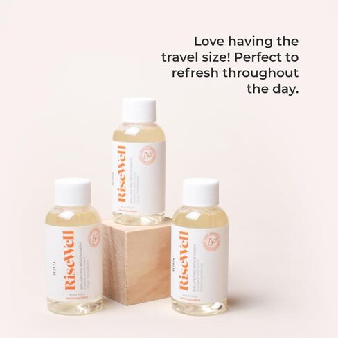 غسول الفم رايز ويل المتوازن بحجم مناسب للسفر - غسول فم طبيعي متوازن درجة الحموضة أثناء التنقل - غسول الفم الجاف الذي طوره طبيب الأسنان - بدون فلورايد إضافي، خالي من الكحول ومعطر للنفس خالٍ من كبريتات الصوديوم الصوديوم - نعناع بري، 2 أونصة in Kuwait