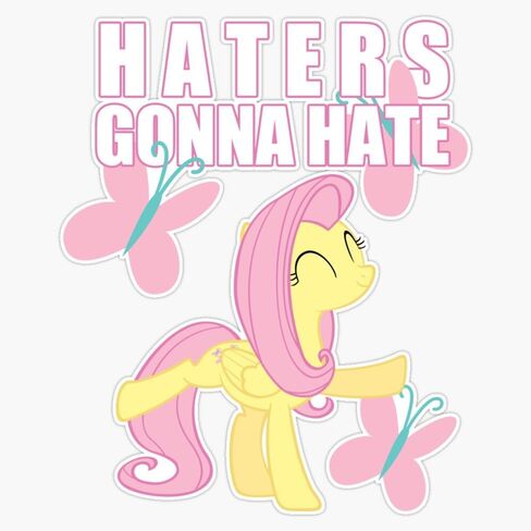 Fluttershy and Butterflies Bumper Sticker Vinyl Decal 5" in Saudi Arabia