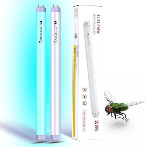 6 حزمة T8F10W BL استبدال المصابيح T8 10 واط أنبوب الفلورسنت لجهاز 20 واط 13 بوصة 365 نانومتر الضوء الأسود in Saudi Arabia