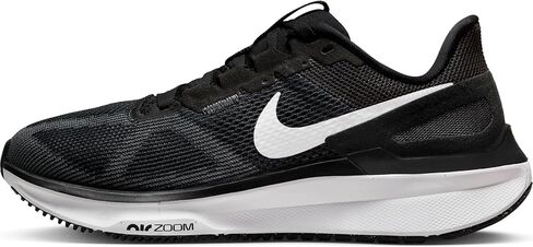 Nike Air Zoom Structure 25 Womens Shoes Size 8.5, Color: Black/White/Dark Smoke Grey-Black in Saudi Arabia