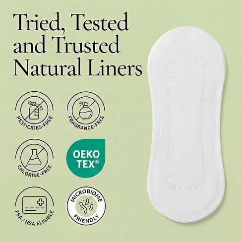pH 4.5 Daily Panty Liners Long 6" (50 Count) — 17x Drier Than Cotton, Plant-Based Bio-Silk for Discharge & Sweat | Ultra Thin Breathable Liners, Hypoallergenic & Unscented for Sensitive Skin in Saudi Arabia