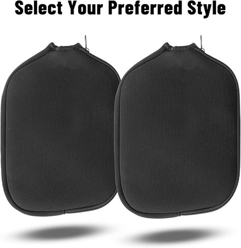2 Pcs Pickleball Paddle Covers, Universal Case Size Racket Sleeve Paddle Storage Bag Compatible with Most USAPA Standard and Elongated Pickball Paddles in Saudi Arabia