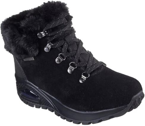 Skechers Women's Uno Rugged - Moonlight Ridge ، Black ، 7 Medium Us in Saudi Arabia