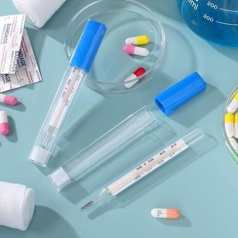 ARTIBETTER 2Pcs Glass Temperature Measurement Tool, Accurate Oral Thermometer for Adults, Body Thermometer with Easy Reading, Reliable Thermometer for Family Home Use, Under Tongue Thermomete in Saudi Arabia