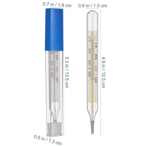 ARTIBETTER 2Pcs Glass Temperature Measurement Tool, Accurate Oral Thermometer for Adults, Body Thermometer with Easy Reading, Reliable Thermometer for Family Home Use, Under Tongue Thermomete in Saudi Arabia