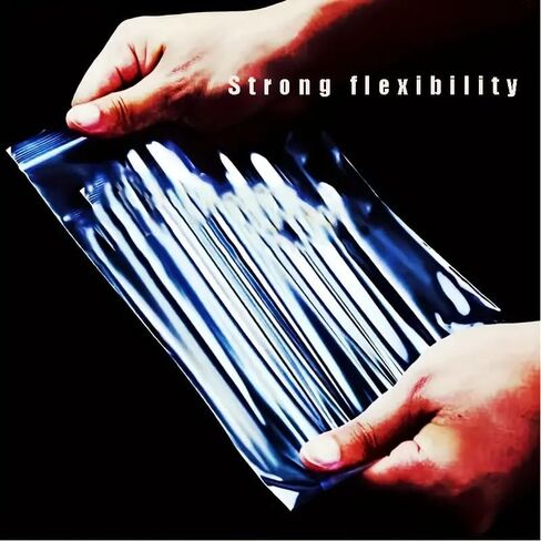 100pcs Clear Small Plastic Zipper Bags, Resealable for Travel, Storage, Packaging - Self Sealing Plastic Bags (4.72" x 7") in Saudi Arabia