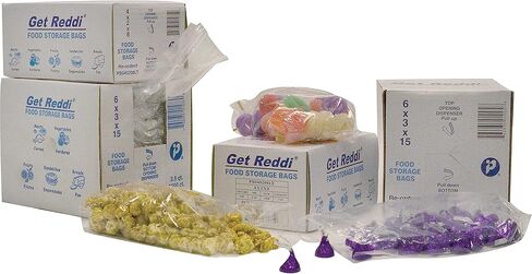 Inteplast Group 8 Quart Get Reddi Food and Poly Bag، 0.68 مل شفاف in Kuwait