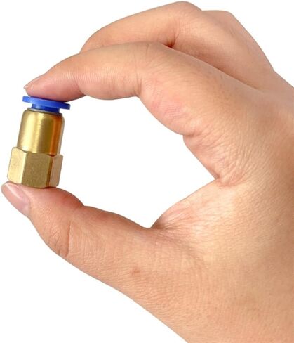 1Pcs PCF Hose Connection Air Fitting 4-12Mm Male Thread BSPT 1/4" 1/2" 1/8 "3/8" Nipple Brass Quick Coupling Pneumatic Fittings(PCF8-01) in Kuwait