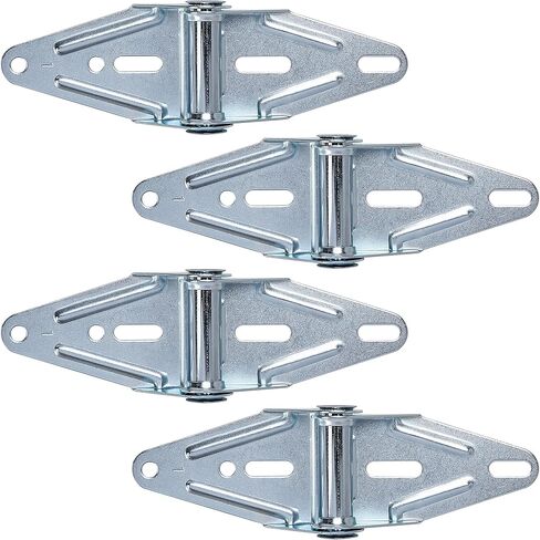 2 Pcs 18 GA Narrow Body Hinges, Cold-Rolled Steel 18 Gauge #1 Garage Door Hinge with Galvanized Finish, Garage Door Hinges Replacement Hardware for Residential Light Commercial Garage Doors in Kuwait