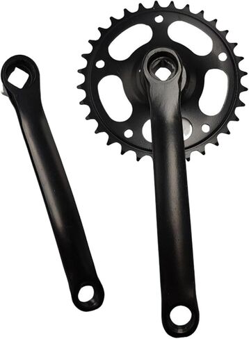 طقم ذراع كرنك للدراجة، مجموعة ذراع كرنك للدراجة الجبلية، سلسلة دائرية مستدقة مربعة الشكل وحديد كرنك سرعة واحدة للإصلاح في الهواء الطلق in Kuwait