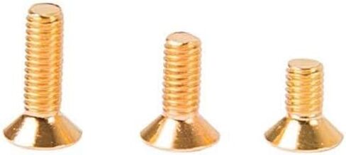 HobbyStar Steel Flat Head Screw, M3X8, Gold, 10PC in Kuwait