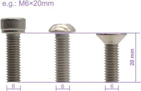 M6 (قطر الخيط. 6 مم) براغي آلة Torx Pan Head (عبوة 36 قطعة) in Kuwait