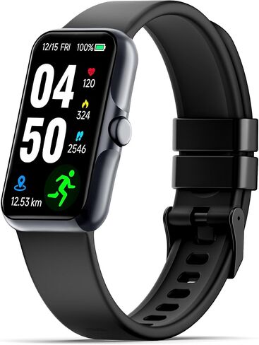 جهاز تتبع اللياقة البدنية مع معدل ضربات القلب المستمر على مدار 24 ساعة طوال أيام الأسبوع، مراقب الأكسجين في الدم، ساعة ذكية مع مراقب النوم، IP68 مقاوم للماء، عداد الخطوات للنساء والرجال in Kuwait