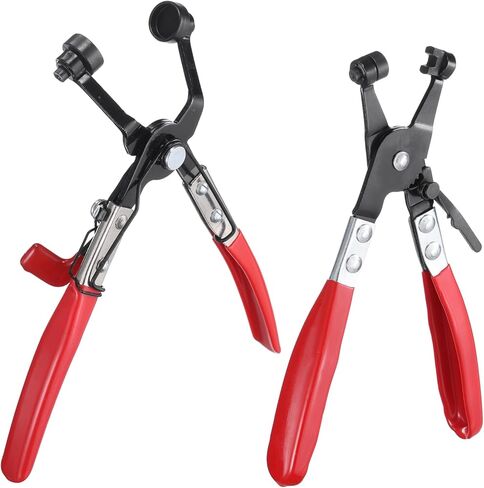 HARFINGTON 2pcs Hose Clamp Pliers Spring Clips Include Different Hose Clamp Tools for Fuel and Coolant Lines Vehicles Automotive Coolant Radiator Heater Water Hose in Saudi Arabia