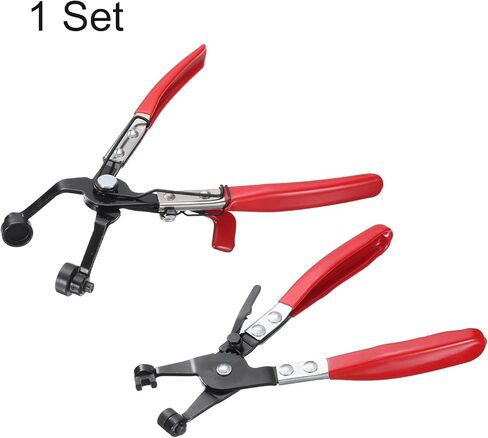 HARFINGTON 2pcs Hose Clamp Pliers Spring Clips Include Different Hose Clamp Tools for Fuel and Coolant Lines Vehicles Automotive Coolant Radiator Heater Water Hose in Saudi Arabia