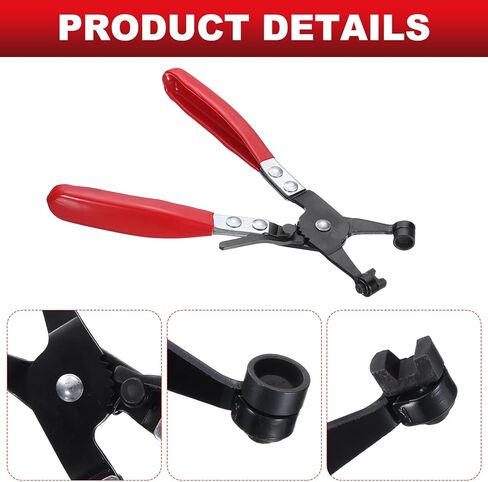 HARFINGTON 2pcs Hose Clamp Pliers Spring Clips Include Different Hose Clamp Tools for Fuel and Coolant Lines Vehicles Automotive Coolant Radiator Heater Water Hose in Saudi Arabia