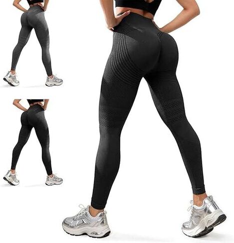 Anti Cellulite Compression 3D Leggings Women Butt Lifting, High Waist 3D Anti Cellulite Leggings for Yoga Workout Pants in Saudi Arabia