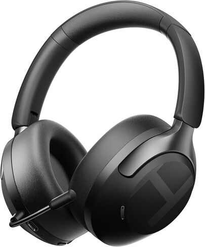 Haylou S40 Nove Novewing Headphones Over Ear ، 50dB Hybrid ANC مع أوضاع متعددة ، LDAC HI-RES Wireless Audio ، وقت اللعب 90H ، EQ مخصص عبر التطبيق ، Bluetooth 6.0 Multipoint Connect ، 5 HD MICs Call in Kuwait