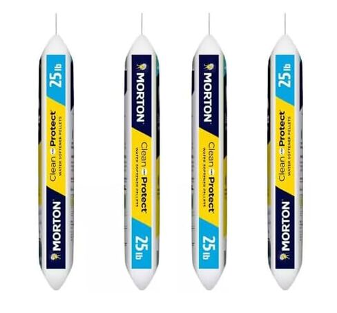 Morton Salt Clean and Protect Water Softener Salt Pellets, 25 LBs Bag (Pack-4) in Saudi Arabia
