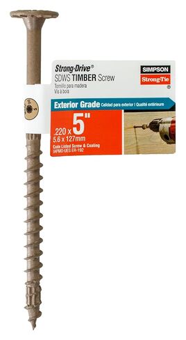 Simpson Strong-Tie SDWS22500DB-RP1 Strong-Drive SDWS Timber Screw (Exterior Grade) — 0.220 in. x 5 in. T40, Tan in Saudi Arabia