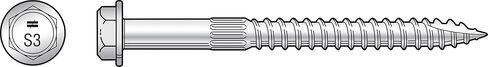 Simpson Strong-Tie SDS25300SS-R25 Strong-Drive SDS Heavy-Duty Connector Screw 1/4 in. x 3 in. Type 316 (25-Qty) in Saudi Arabia