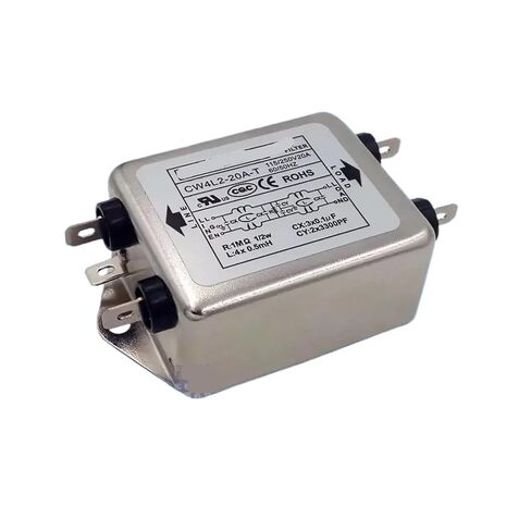 CW4L2-3A/6A/10A/20A-T Plug-in Interface Single-Phase 220V servo Power Filter Double-Stage AC(CW4L2-20A-T) in Saudi Arabia