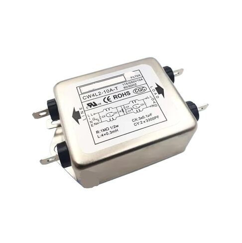 CW4L2-3A/6A/10A/20A-T Plug-in Interface Single-Phase 220V servo Power Filter Double-Stage AC(CW4L2-20A-T) in Saudi Arabia