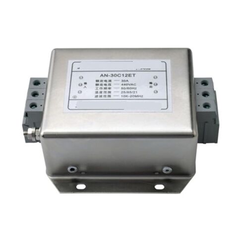 30A Terminal Type Three-Phase Power Filter AN-30C12ET Three-Phase Three-Wire Filter 30A Terminal Installation in Saudi Arabia