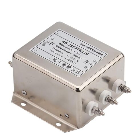 20A Three-Phase high Performance Power Filter AN-20C20E32B 20A 380V/440V Double Section Filter in Saudi Arabia