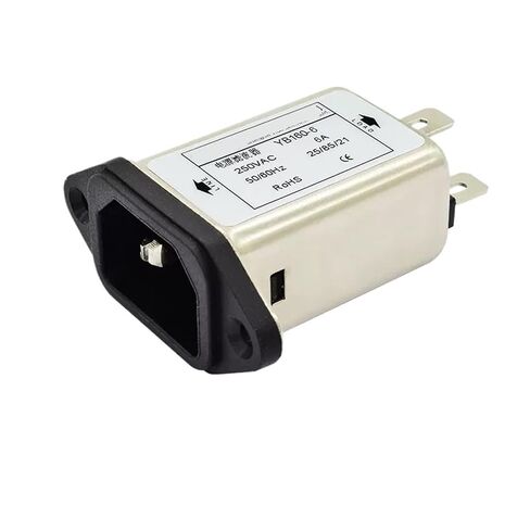 YB160-1A/3A/6A/10 Single Socket Power Filter 220V 250V with Socket(YB160-1A) in Saudi Arabia