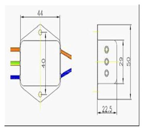 3A Filter AN-3B22DW Single-Stage Double-Section high Performance Filter Inductor Filter in Saudi Arabia