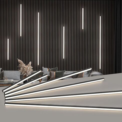 Art3d LED Recessed Lighting Kit - 6pcs Self-Adhesive White LED Light with Smart Switch, 3000k Touching Switch Light for Wood Slat Wall Panels, Headboards, Stairs, Under Cabinet, Home Decor in Saudi Arabia