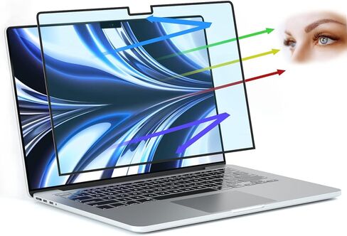 FILMEXT Removable 24 Inch Computer Blue Light Screen Filter for 16:9 Frameless Monitor - Bubble Free High Clarity- Eye Protection Blue Light UV Blocking Protector for Thin Bezel Computer Monitor in Saudi Arabia