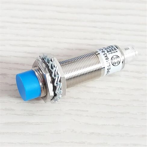 Metal Sensor LJ18, 5mm / 8mm NPN PNP NO NC Inductive Proximity Switch with 4-pin Air Plug Cable 2M, 1pc(Distance 8mm,PNP_NO_Straight) in Saudi Arabia