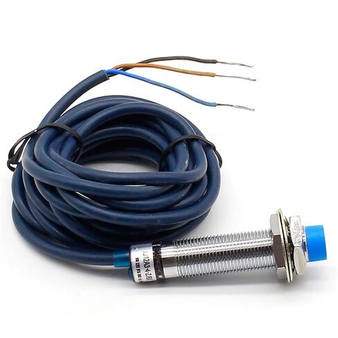 M12 4 مللي متر الاستشعار تيار مستمر 5 فولت NPN NO LJ12A3-4-Z/BX-5V ، اسطوانة مستشعر القرب الاستقرائي التبديل 5VDC ، 1 قطعة in Saudi Arabia
