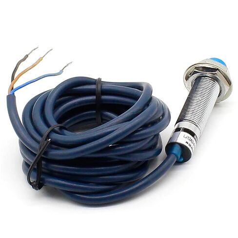 M12 4 مللي متر الاستشعار تيار مستمر 5 فولت NPN NO LJ12A3-4-Z/BX-5V ، اسطوانة مستشعر القرب الاستقرائي التبديل 5VDC ، 1 قطعة in Saudi Arabia