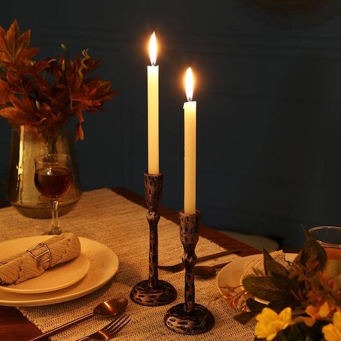 مجموعة حوامل شموع فضية من Rely+ مكونة من 2 قطعة مركزية على شكل دائري لطاولة الطعام وحامل شموع لتزيين المنزل وحامل شموع للمنزل وحفلات الزفاف in Kuwait