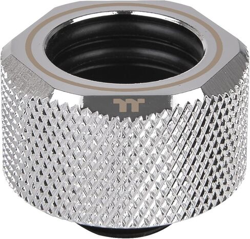Thermaltake Pacific Chrome 4 Build-In O-Rings C-Prog1/4 PETG 16mm OD Compression Fitting CL-W213-CU00SL-A (حزمة 2) in Kuwait