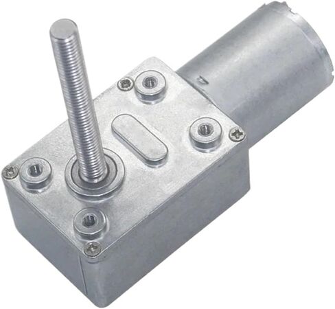 M6 thread long shaft DC worm gear motor 6V 12V 24V 6-150RPM high torque self-locking adjustable speed JGY370(23rpm-6v) in Saudi Arabia