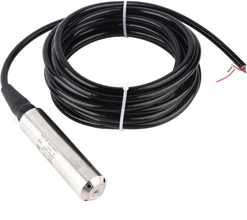 4~20MA Liquid Level Transmitter, DC 12V Stainless Steel Water Level Sensor with 5M Cable, Submersible Level Sensor for Water (0-7m) in Saudi Arabia